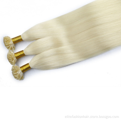 U Tip Hair Wholesale Raw Indian Kinky Curly Itip Keratin Bonds Flat U Remy Human Hair Extensions Micro Links Microlink